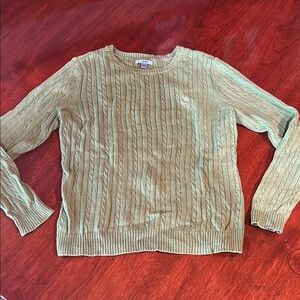 Womens IZOD Green Sweater size Large